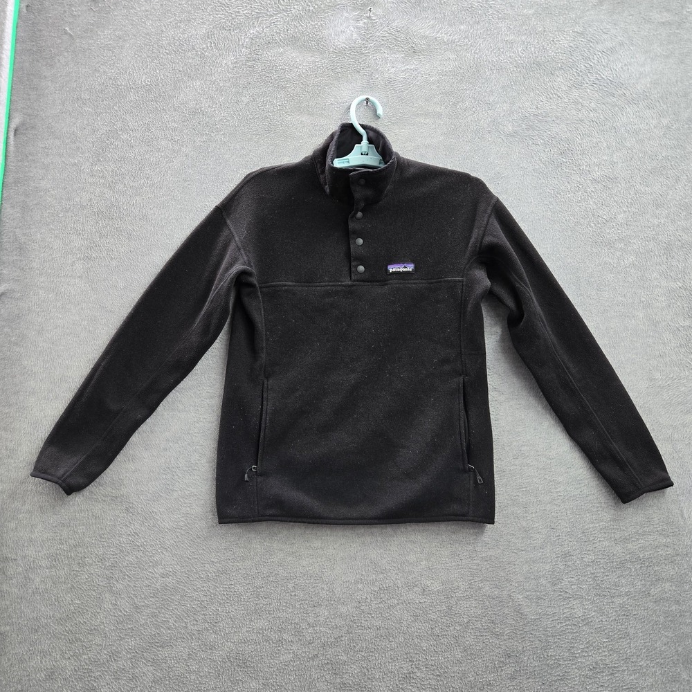 Patagonia Women Sweatshirt S Black Lightweight Better Sweater Marsupial Gorpcore